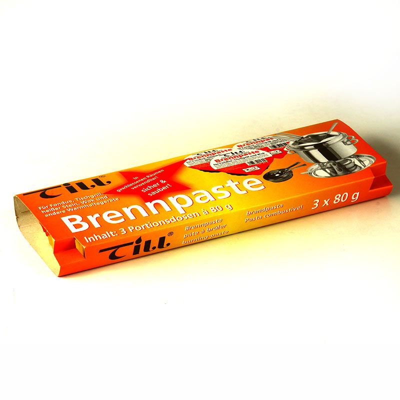  Flamax Sicherheits-Brennpaste, 3er-Set (Brennpasten Brenner)